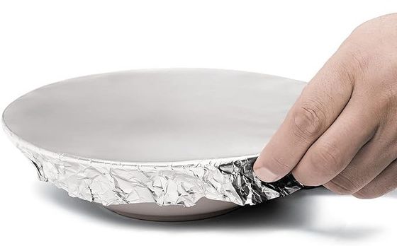 12&quot; 18&quot; 25 Microns Thick Silver Aluminum Foil Paper for Kitchen Grilling and Baking