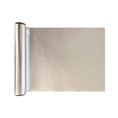 Customized Logo Kitchen Silver Embossed Aluminium Foil Roll With Sheet Cutter