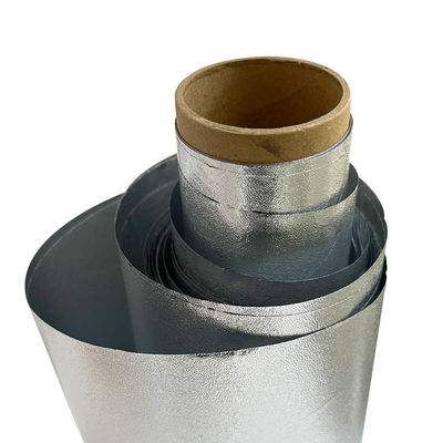 Customized Logo Kitchen Silver Embossed Aluminium Foil Roll With Sheet Cutter