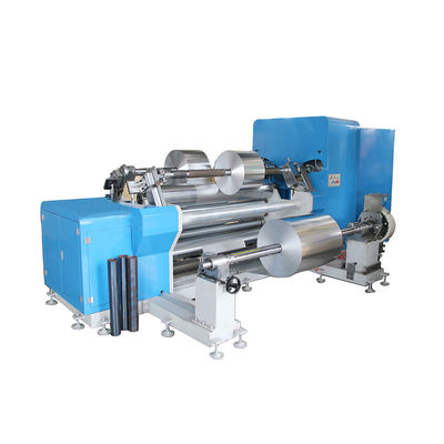 1650mm Aluminum Foil Roll Slitter Rewinder Machine for Case Packaging Air Pressure 0.6Mpa