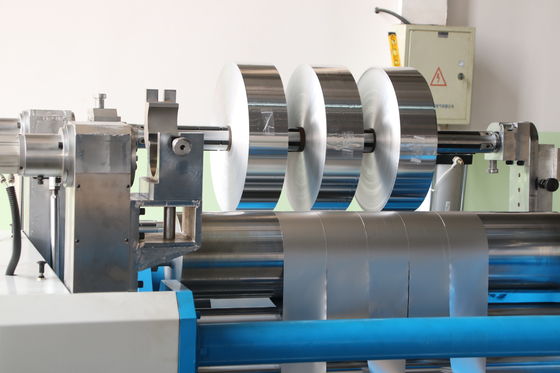1650mm Aluminum Foil Roll Slitter Rewinder Machine for Case Packaging Air Pressure 0.6Mpa