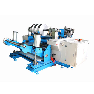 Food Shop 3700 *1800*1500mm Automatic Aluminum Foil Slitting And Rewinding Machine