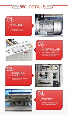 Convenient Aluminum Foil Semi Automatic Rewinding Machine for BBQ Case Packaging Type