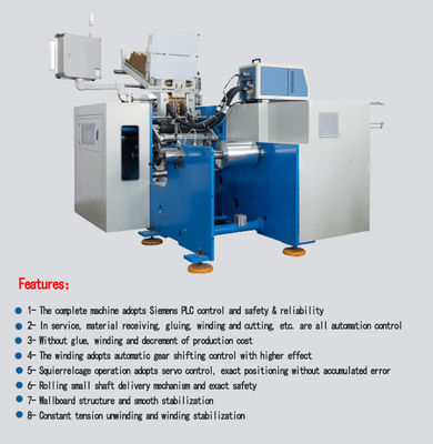 2500 KG Automatic Aluminum Foil Rewinding Machine with Siemens PLC Control System