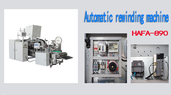 Fully Automatic Aluminium Foil Rewinding Machine with Weinview Touch Panel and Usage
